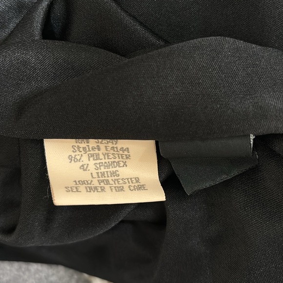 Shelli Segal Laundry black criss cross strap dress 6 - Picture 8 of 8